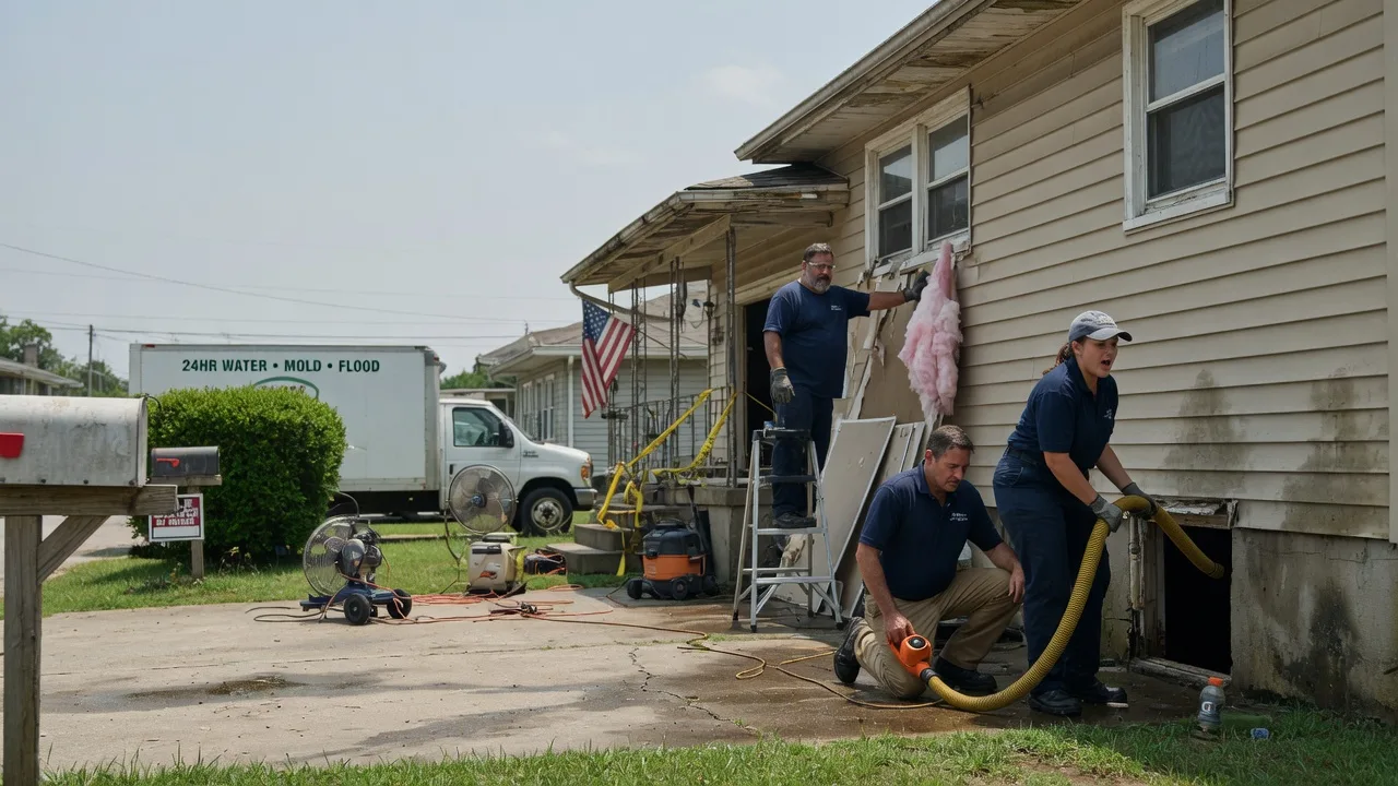 Water Damage Repair in Gillett, TX near me